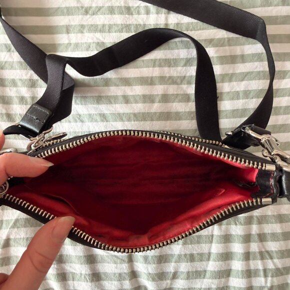 Y 2 K Coach Poppy Black Crossbody D 513 - Picture 7 of 8